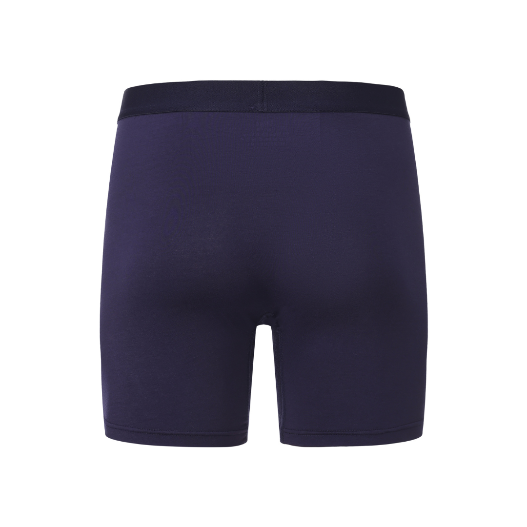 ECOAWEAR® Klassische Bambusboxershorts mit längeren Beinen und Tasche
