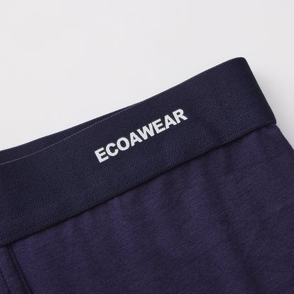 ECOAWEAR® Klassische Bambusboxershorts mit längeren Beinen und Tasche