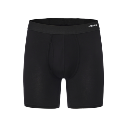 ECOAWEAR® Klassische Bambusboxershorts mit längeren Beinen und Tasche