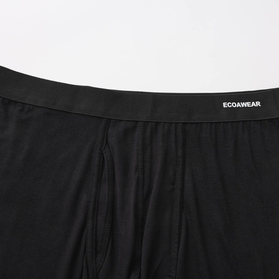 ECOAWEAR® Klassische Bambusboxershorts mit längeren Beinen und Tasche