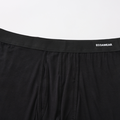 ECOAWEAR® Klassische Bambusboxershorts mit längeren Beinen und Tasche