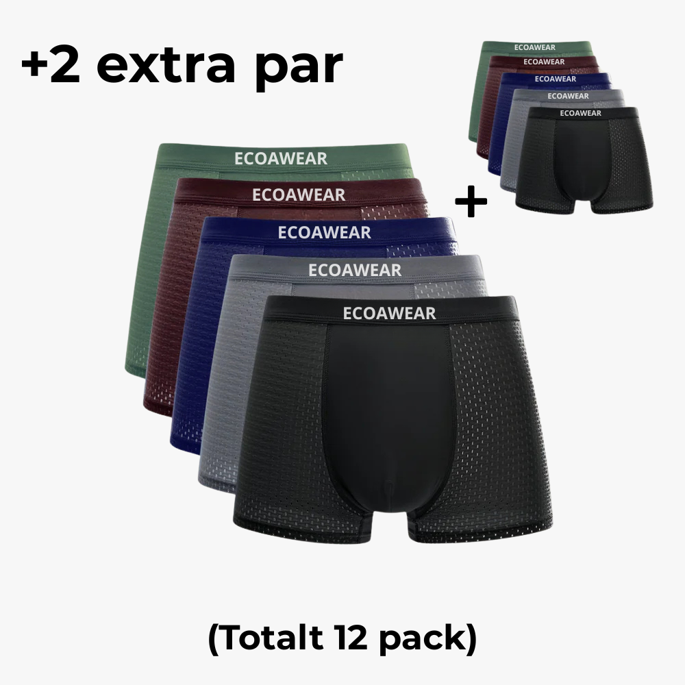 ECOAWEAR® Bambus-Boxershorts, 5er-Pack | 7 extra GRATIS