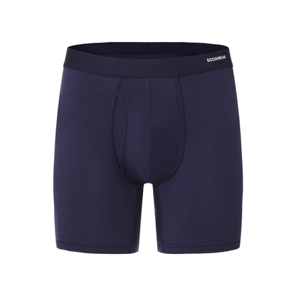 ECOAWEAR® Klassische Bambusboxershorts mit längeren Beinen und Tasche