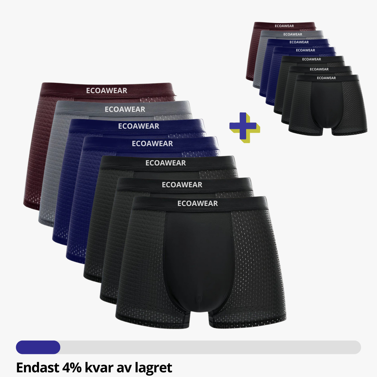 ECOAWEAR® Bambus-Boxershorts, 7er-Pack | 7 extra GRATIS